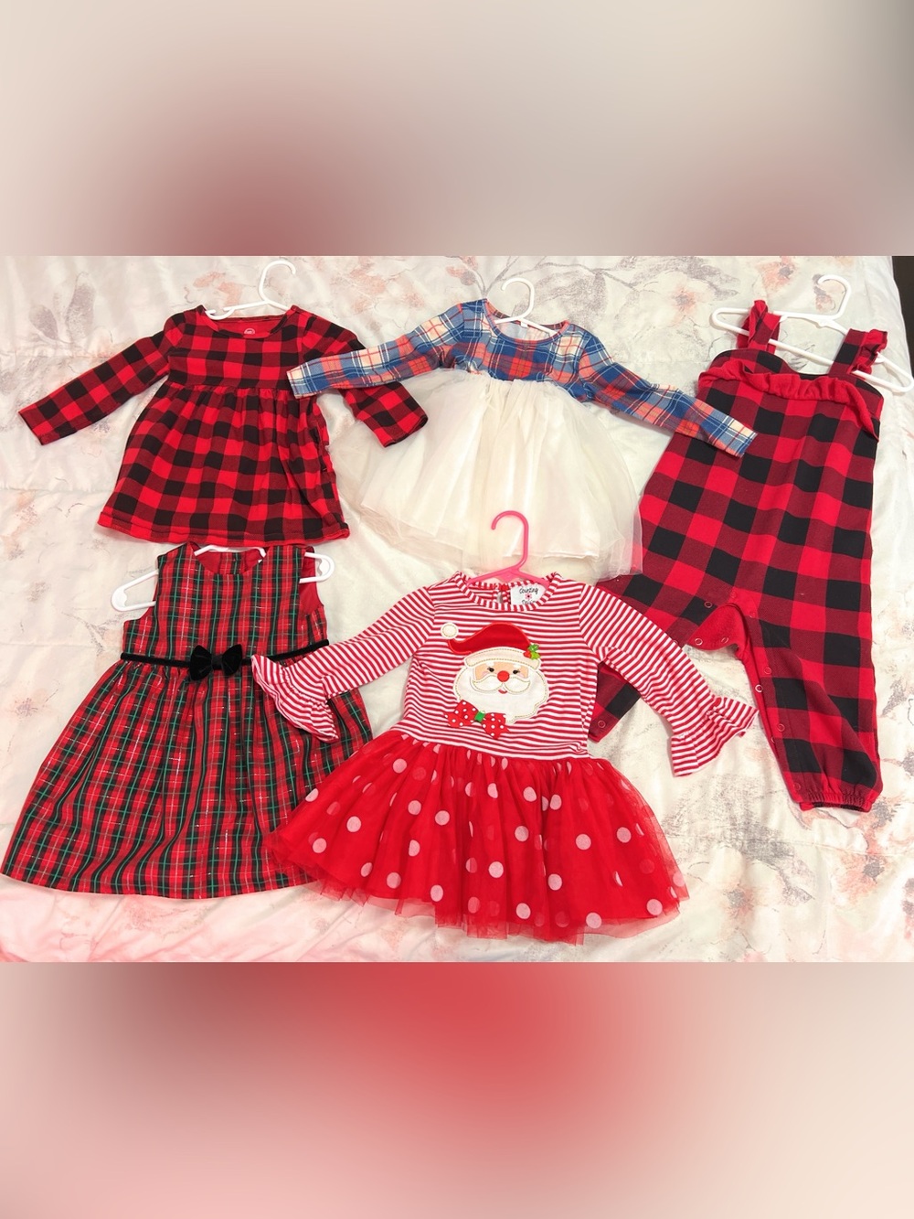 18 months girls 5 pcs Christmas bundle